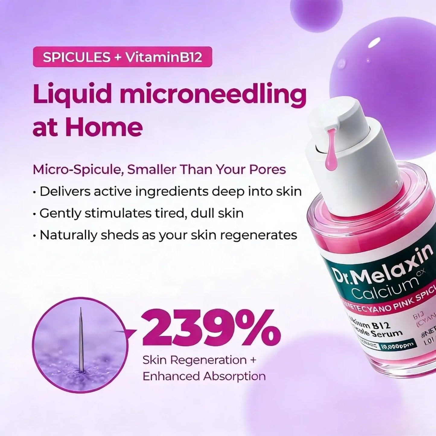 lift Duo | Korean facial Collagen Firming serum plumping skin & tightening refines skin repair density |  Pink Spicule Serum