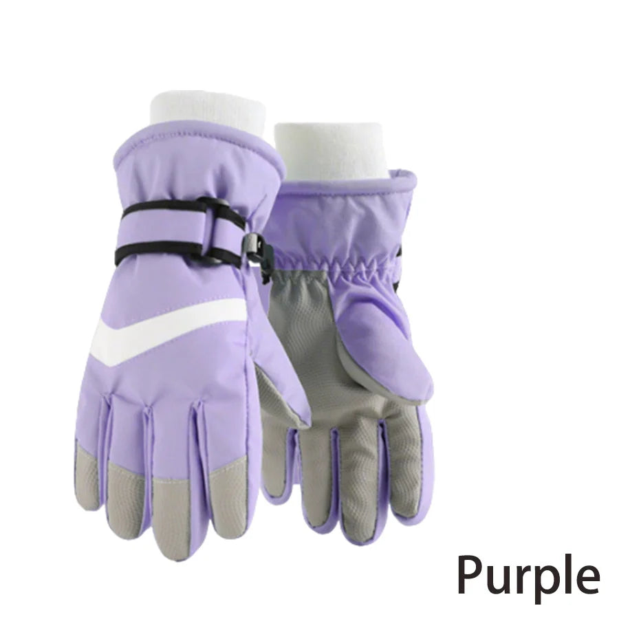 Kids Heavy-Duty Ski Gloves - Windproof Winter Sports Gloves - photo 6
