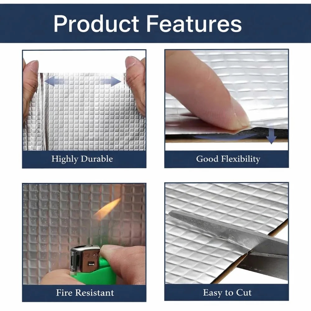 Car Sound Deadening Foil Mat, 10 mm - 10 Pack - view 3