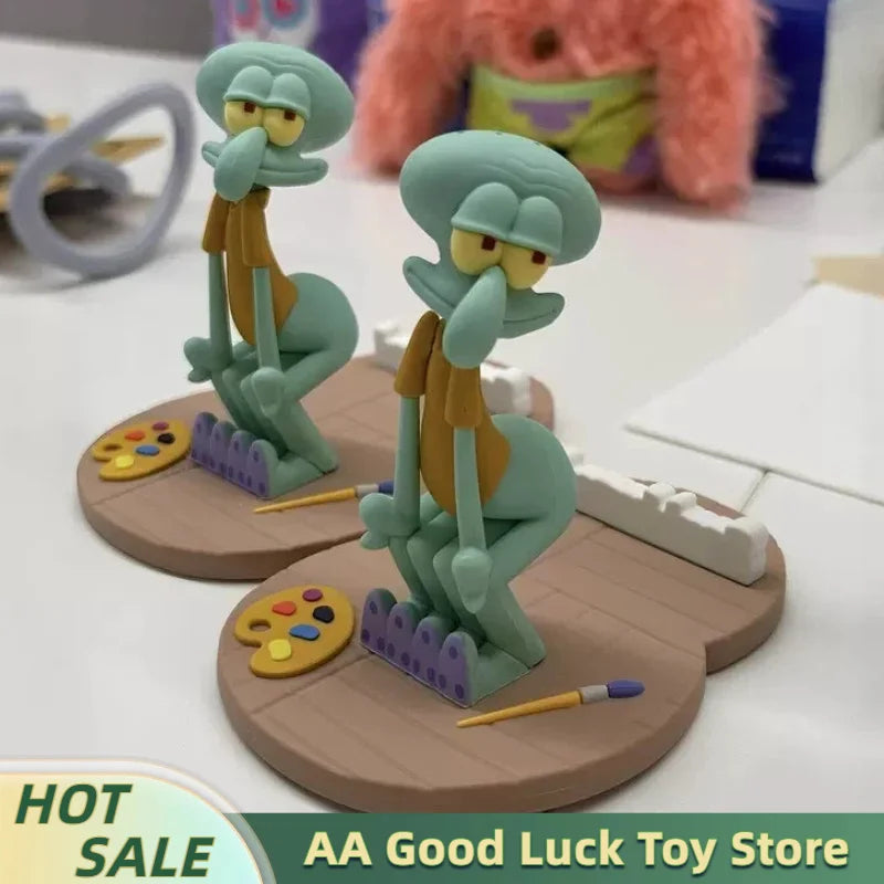 Hot Sale Octopus Phone Holder Stable Cartoon Cute Anime Figure Ornament Funny Cartoon Desktop Stand Home Decor Gift For Fans