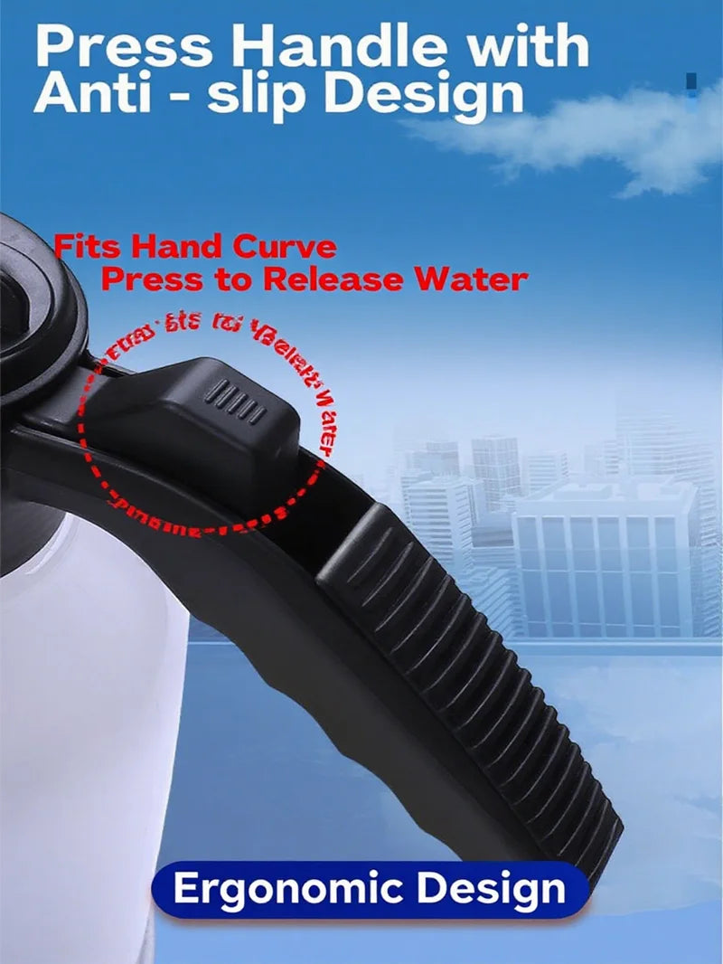 Car washing spray pot foam spray pot 2L spray type with pressure relief valve for household car spray hand pressure spray pot