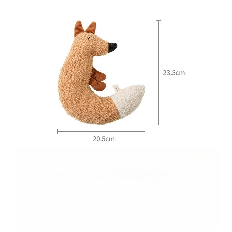 Canvas Plush Squeaky Toy for Cats & Dogs - Animal Chew Doll – photo 7