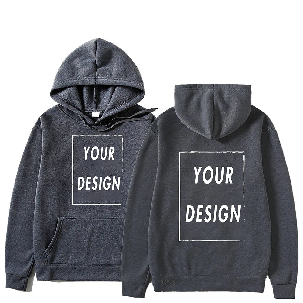 Custom Print Hoodie, Add Your Own Photo or Logo