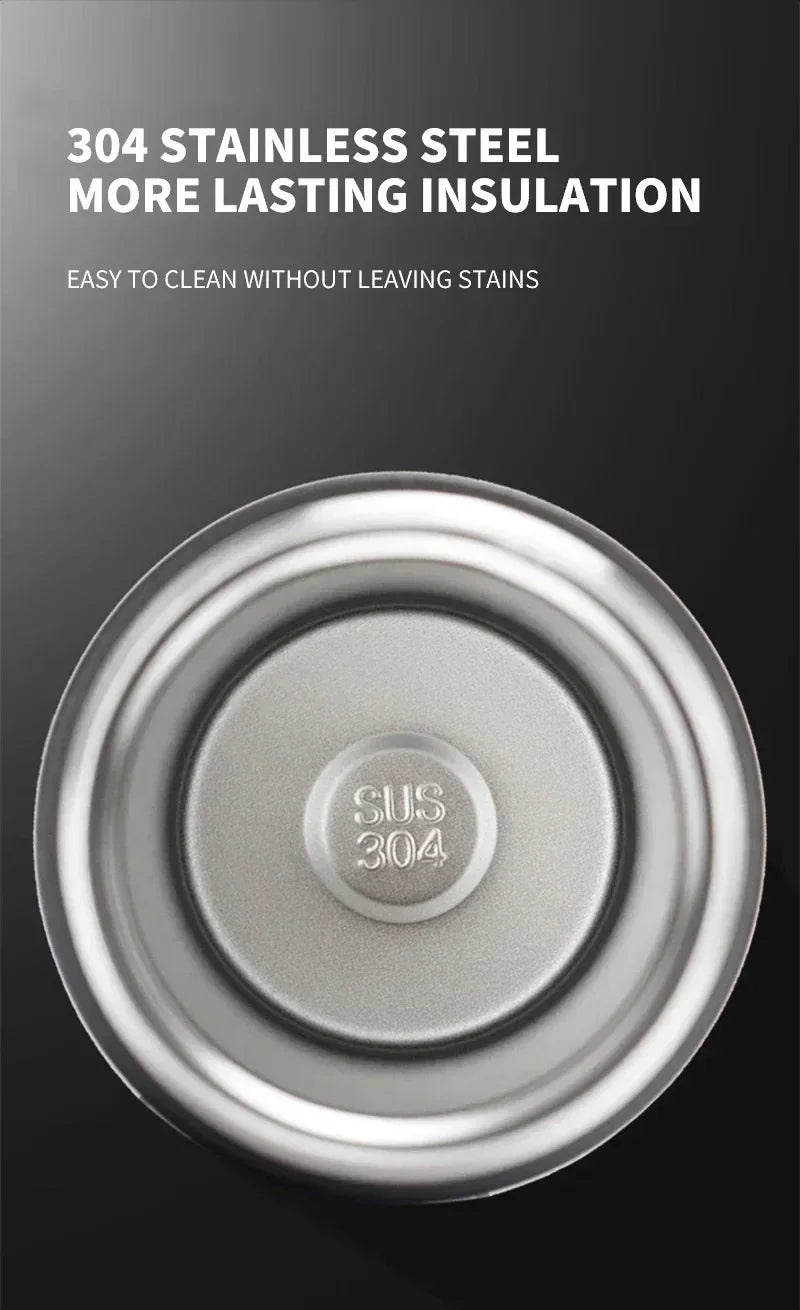 304 Stainless Steel Portable Car smart Thermos bottle with temperature display For TESLA MODEL X S 3 Y Car Emblem Accessories