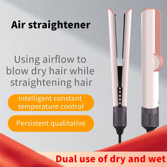 2-in-1 Hair Straightener & Curler with Steam - EU/US/UK Plug