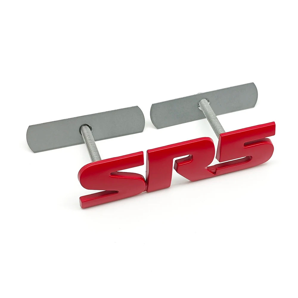 3d Metal Letters Logo SR5 Emblem Car Fender Door Side Badge SR5 Sticker for Toyota Tundra Hilux Tacoma 4runner SR5 Acessories