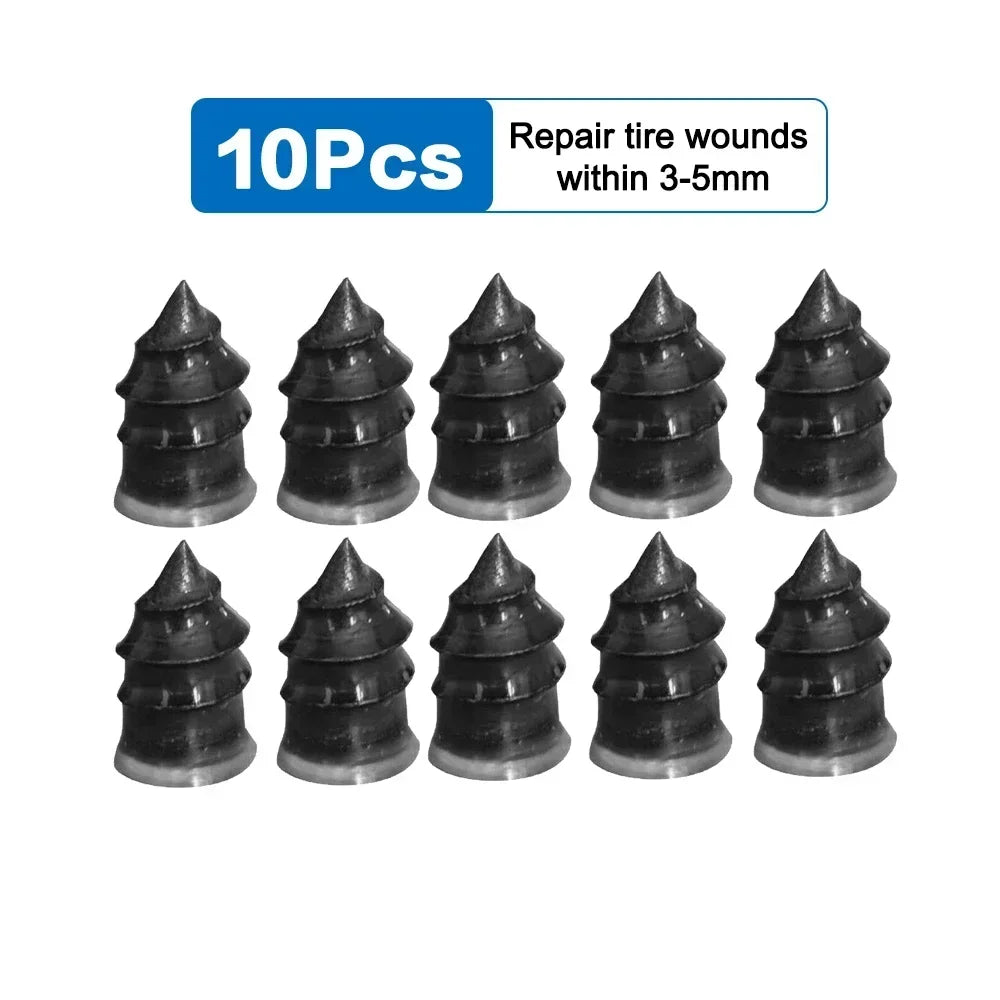 100pcs  Automotive Tire Repair Nail Universal Set Automotive Motorcycle Tire Repair Nail Bicycle Tire Perforation Repair Tool