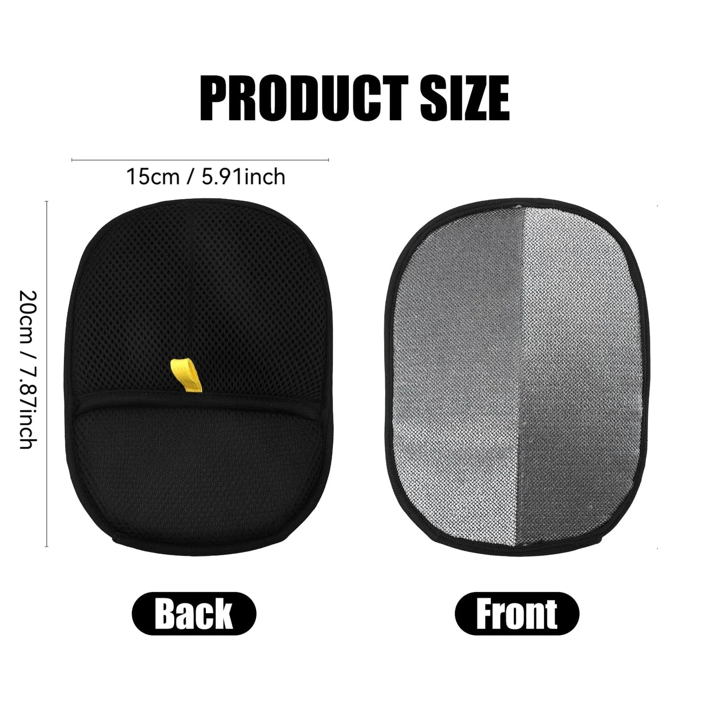 1pc Pet Hair Removal Tool Reusable Static Removal Gloves Double-Sided Grooming Gloves for Pets, Removes Pet Fur Hair for Carpets