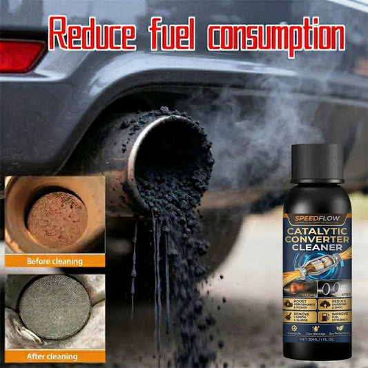 Catalytic Converter Cleaner Carbon & Sludge Removal Boost Engine Reduce Fuel Consumption For All Cars