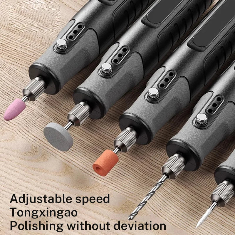 Zten Mini Handheld Rotary Tool Combo for Polishing and Carving, Electric Engraving Kit for Jewelry Making and DIY Projects
