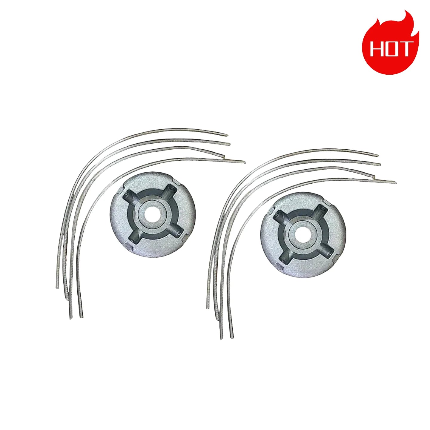 Universal Aluminum Trimmer Head with Four Trimmer Lines for Brush Cutter Grass Trimmer
