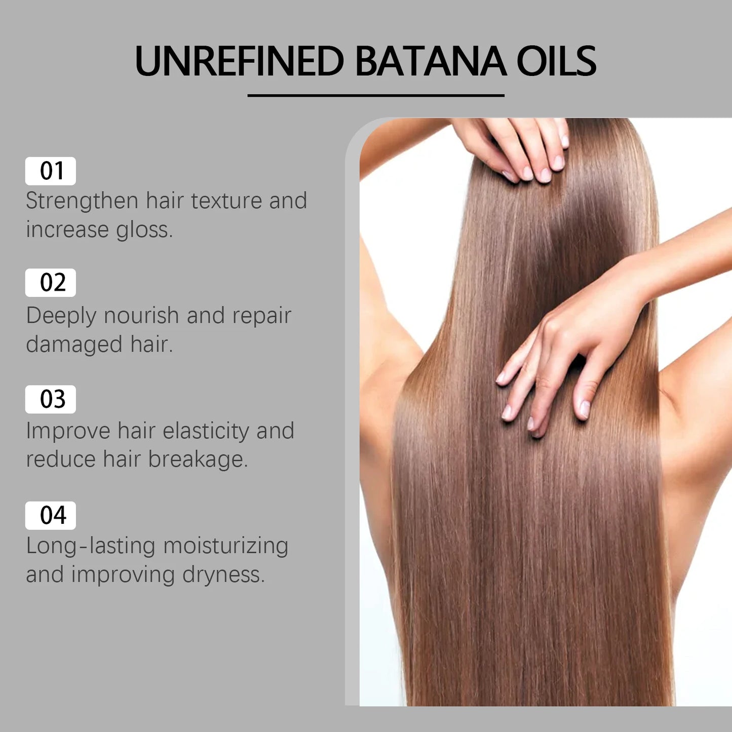 EELHOE 114g Batana Ginger Hair Growth Oil Pure Natural Anti Hair Loss Breakage Nourishing Strengthening Thickness Hair Nutrition
