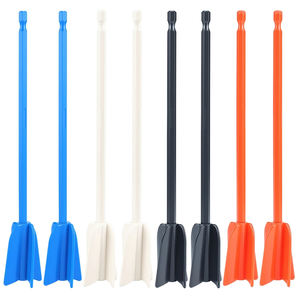8 Pc Epoxy Resin & Paint Mixer Paddle Set for Drills