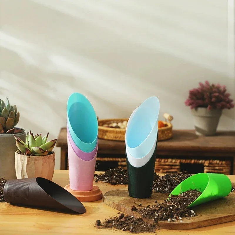 Plastic Succulent Cups Green Plants Potted Plants Gardening Tools Soil Shovels Mini Gardening Tools