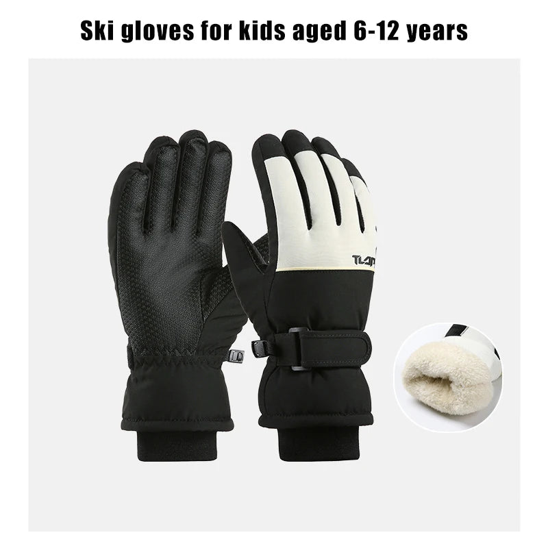 Kids Snow Gloves - Anti-Slip Winter Ski Gloves for Boys and Girls - photo 8