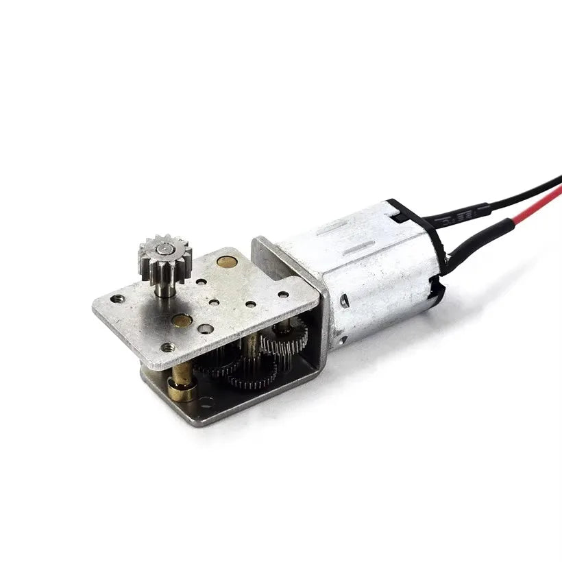 Mini N20 Gear Motor DC 3V 3.7V 20RPM Slow Speed All Metal Gearbox Engine Right Angle 14T Output Gear Shaft For 3D Printer Robot
