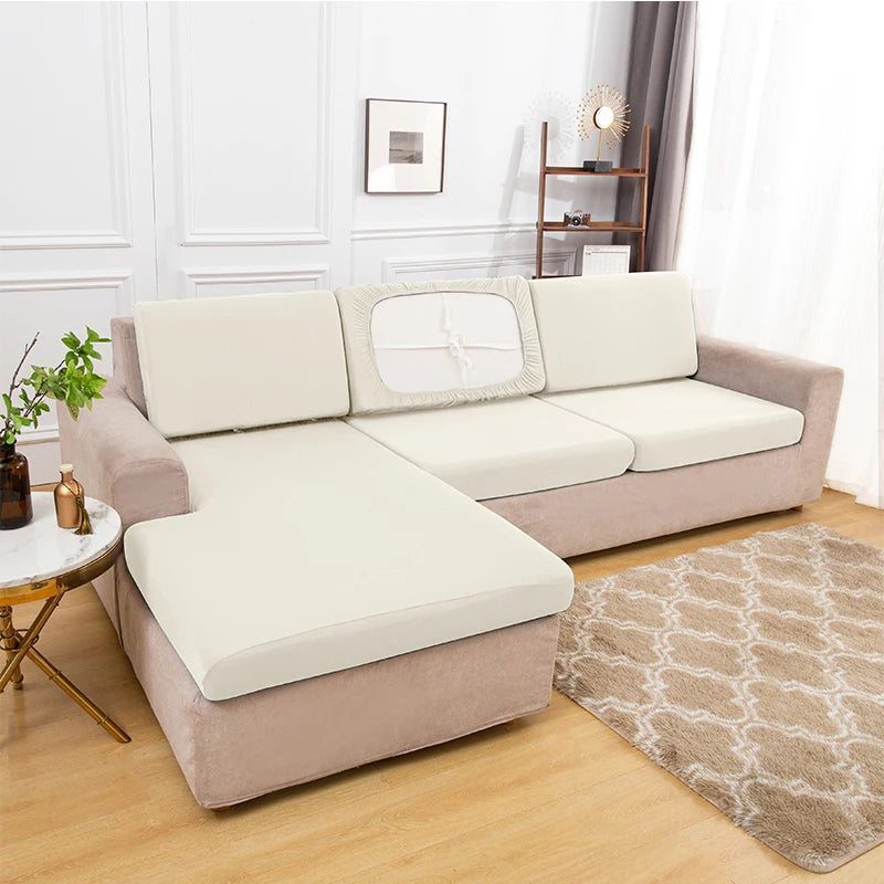Real Waterproof Sofa Seat Cover Elastic Couch Cover Laminated Sofa Covers Pets Kids Sofa Cover For Living Room Sofa Cushion Home