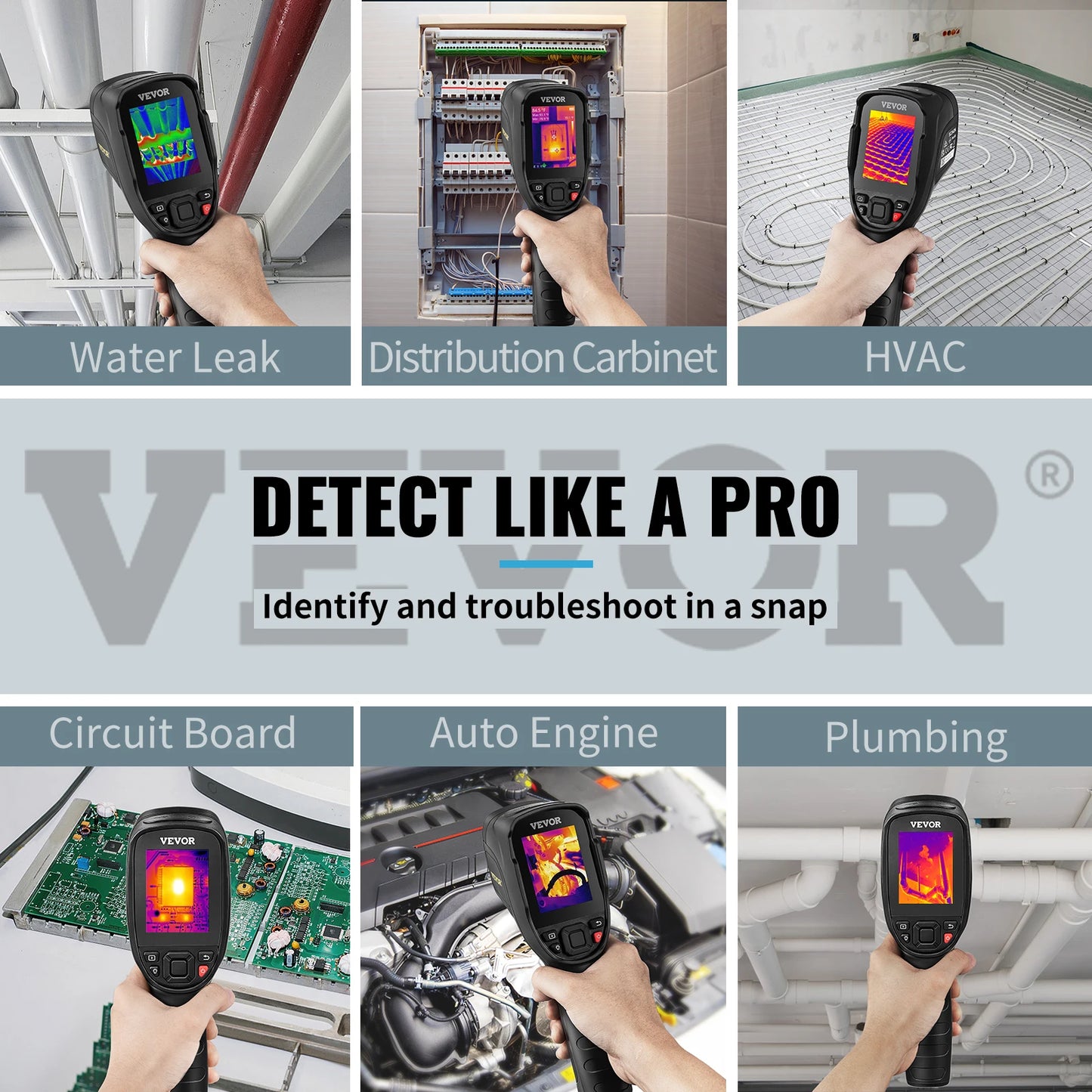 SucceBuy SC240 Handheld Thermal Imaging Camera — 240x180 IR, 20Hz, 16GB
