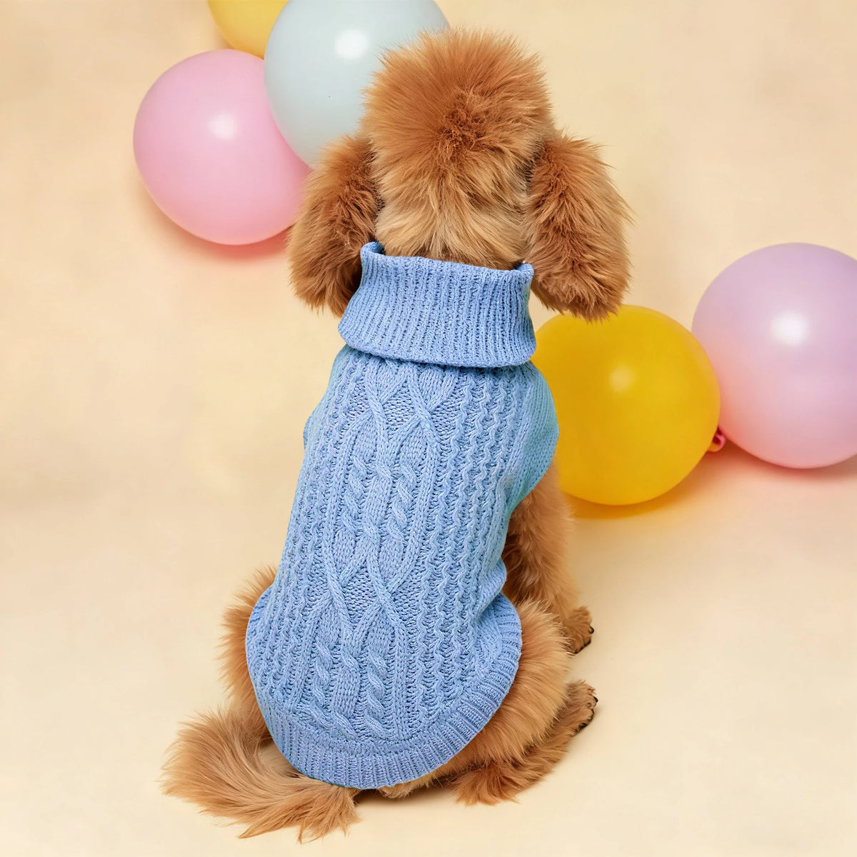 Lightweight Warm Dog Sweater - Soft Winter Pet Clothes for Walks