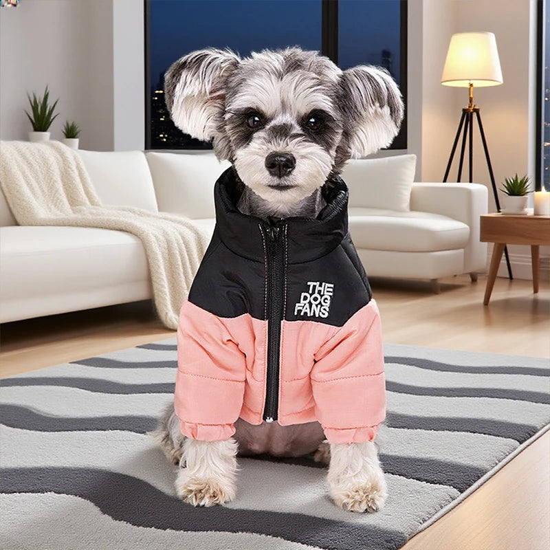 Full-Body Dog Snow Jacket - Zippered Reflective Winter Coat - photo 8