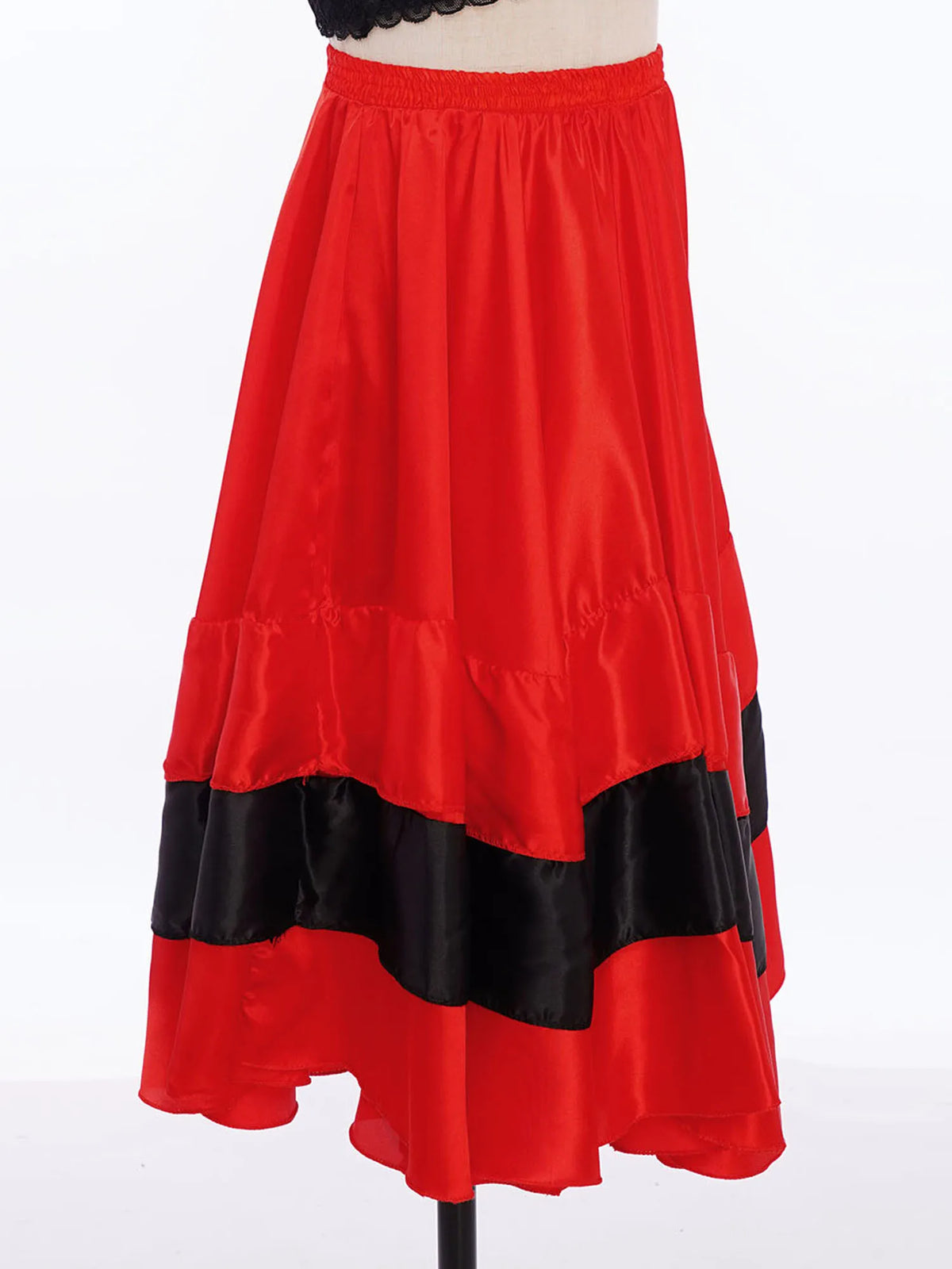Girls satin flamenco dress
