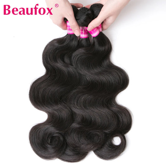 Brazilian Body Wave Bundles Human Hair Natural/Jet Black 8-32" - photo 4