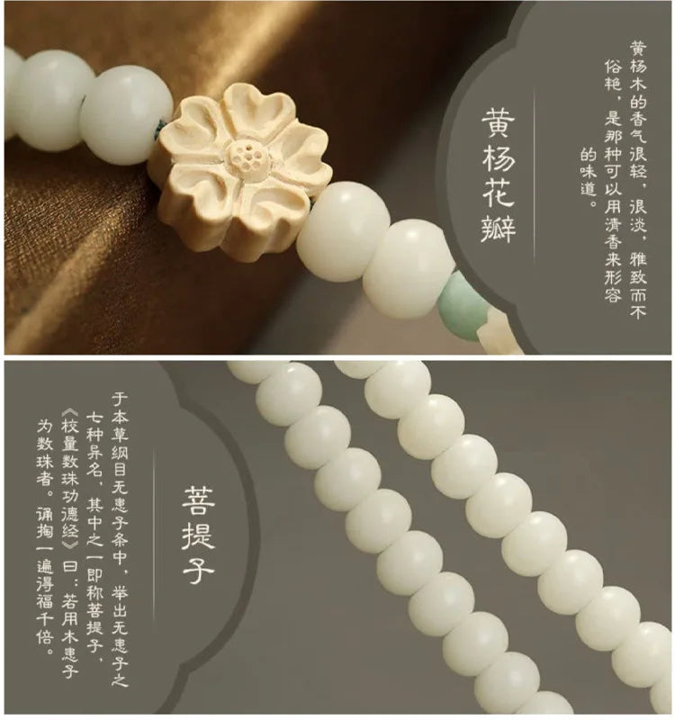 Chinese Traditional Culture Buddha Bodhi Car Pendant High-end Ping An Car Jewelry Car Lotus Rearview Mirror Pendant Oranments