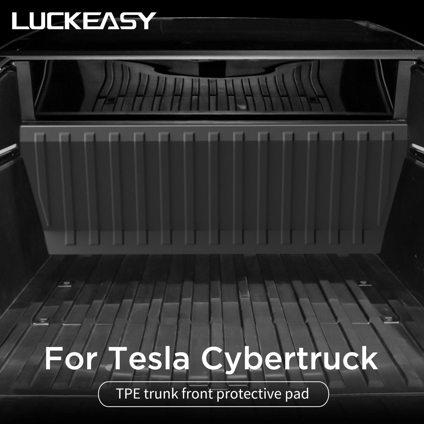 Rear Trunk Front Protective Pad for Tesla Cybertruck 2026 Trunk Liner Cargo Backrest Mat Car Pickup Truck Accessories