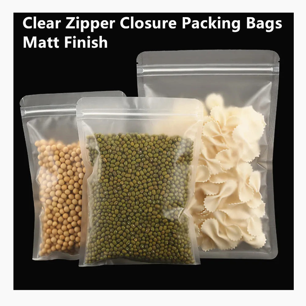 100pcs Aluminum Foil Zip Lock Bags – Food Grade Silvery Mylar Resealable Pouches for Snacks, Herbs & Gift Packaging