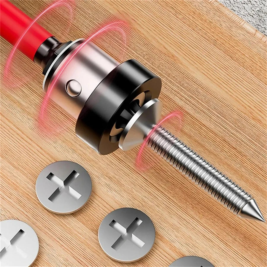 1/3/5pc Magnetic Drywall Screw Setter Bits PH2 Positioning Bits with Removable Aluminum Collar for Sheetrock Plasterboard Screws