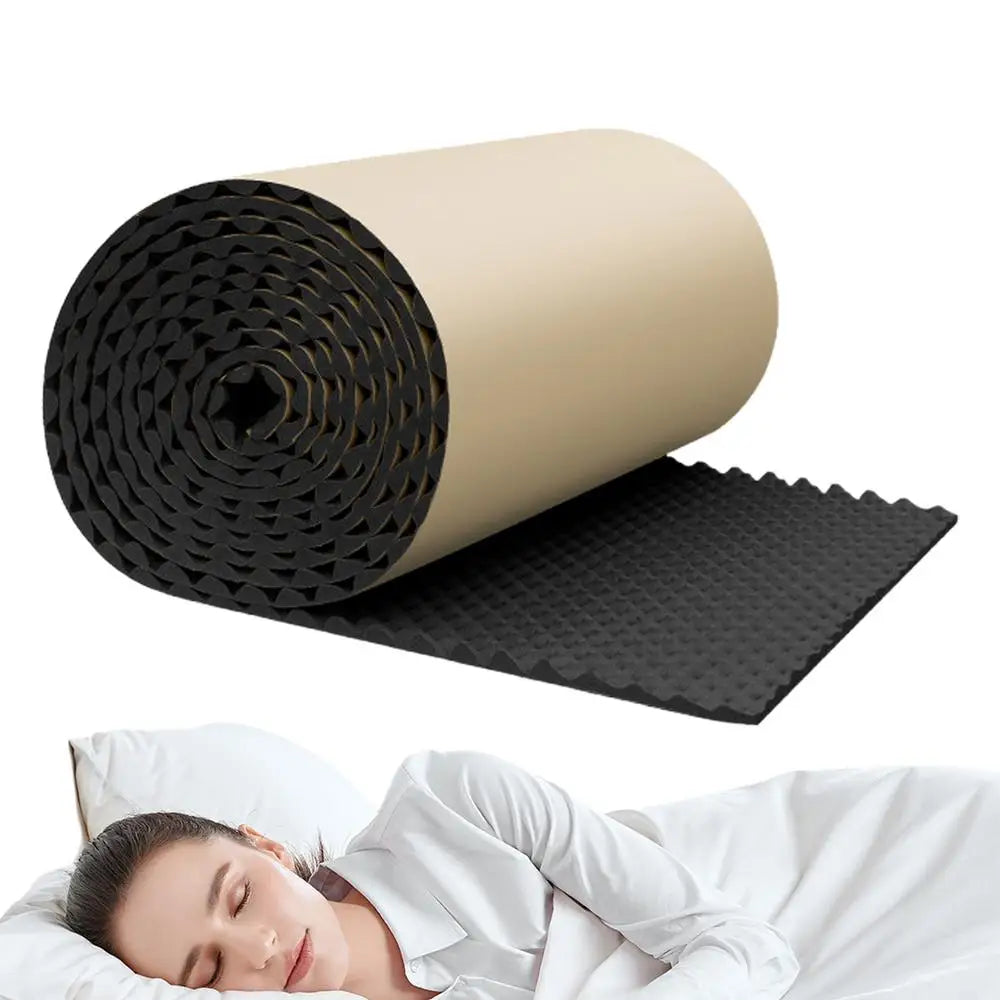 Sound Absorbing Panel Sound Pads Acoustic Panels Self Adhesive Acoustic Barrier for Car Studio Waterproof Sound Proof Padding