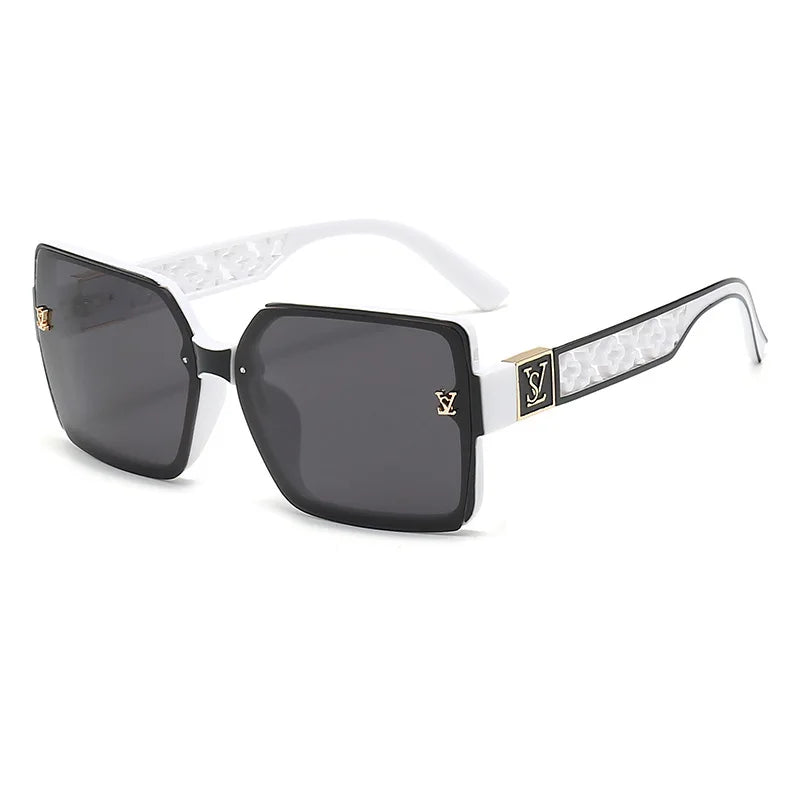 Oversized Square Sunglasses — Unisex UV400 Statement Shades