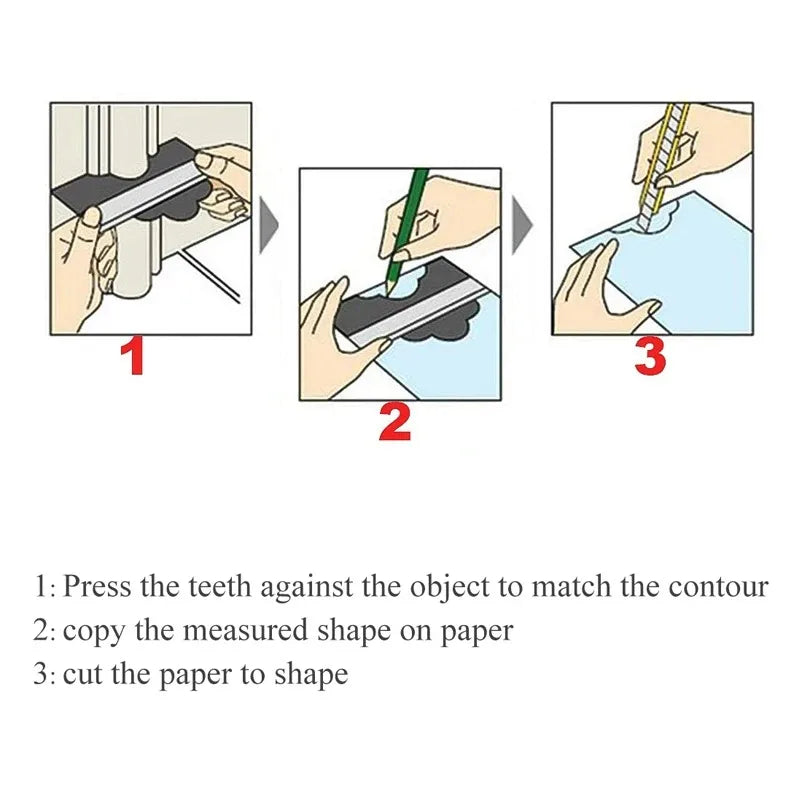 Profile Contour Gauge for Tiling, Flooring and Woodwork - view 6