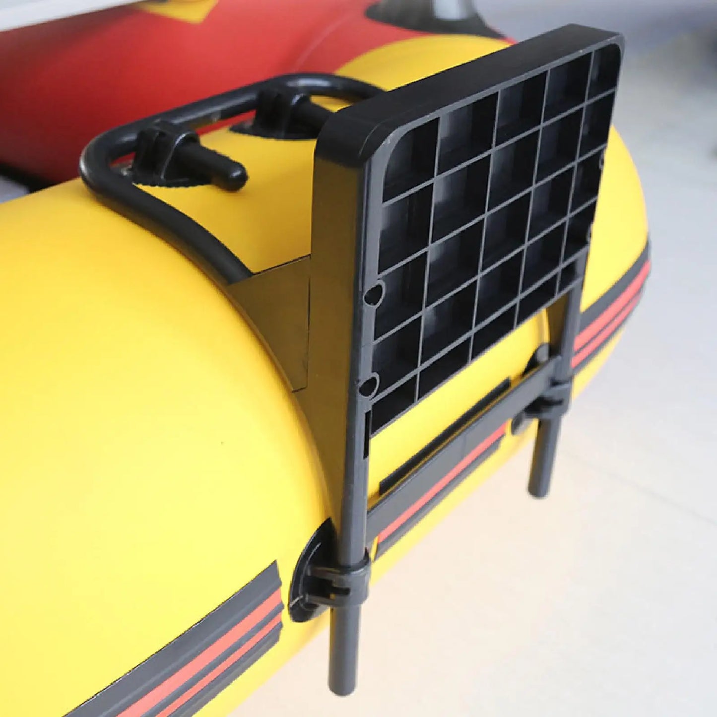 Boat Motor Mount Outboard Motor Stand Holder Marine with 4Pcs Buckles Easy Installation Heavy Duty Inflatable Boat Accessory