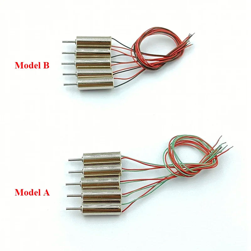 5PCS/Lot 0412 Mini Tiny 4mm*12mm Coreless Motor Micro 412 Hollow Cup Engine DC 3.7V 60000RPM Ultra High-speed Motor DIY RC Drone