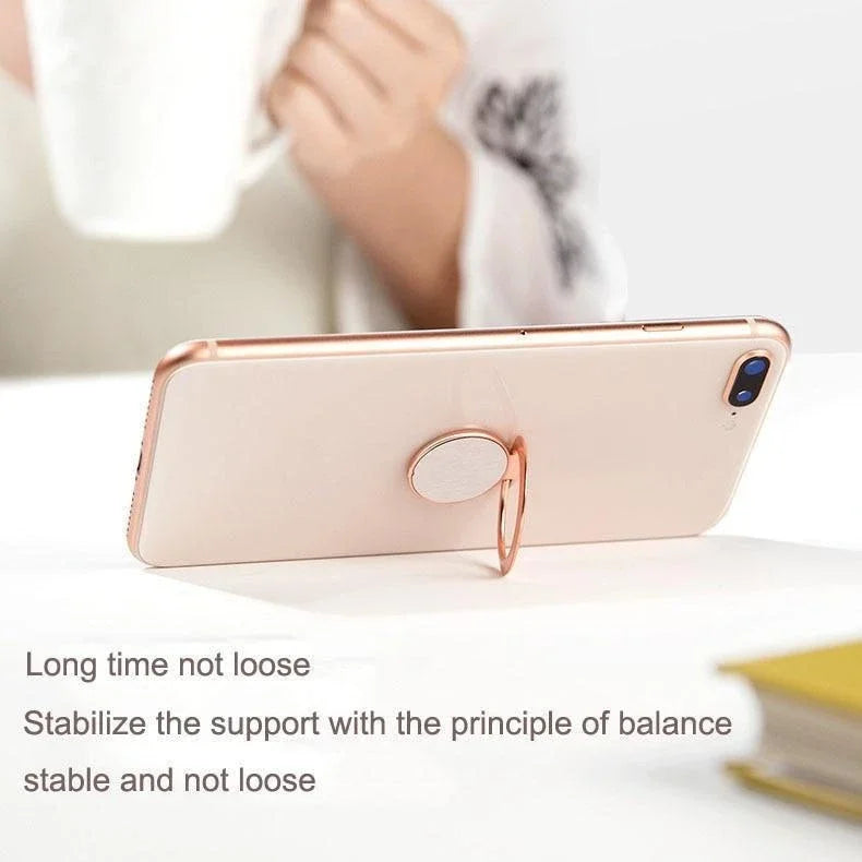 Mobile Phone Socket Holder Telephone Magnetic Car Bracket Stand Finger Ring