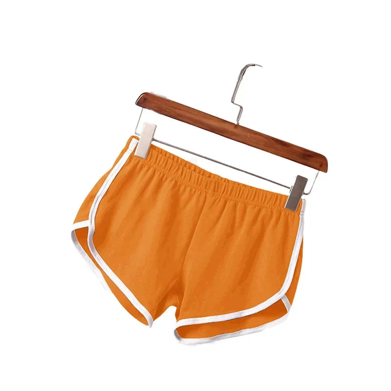Women's High-Waist Fitness Sports Shorts – Yoga Running Cycling Hot Pants | S–XXXL (12 Colors)