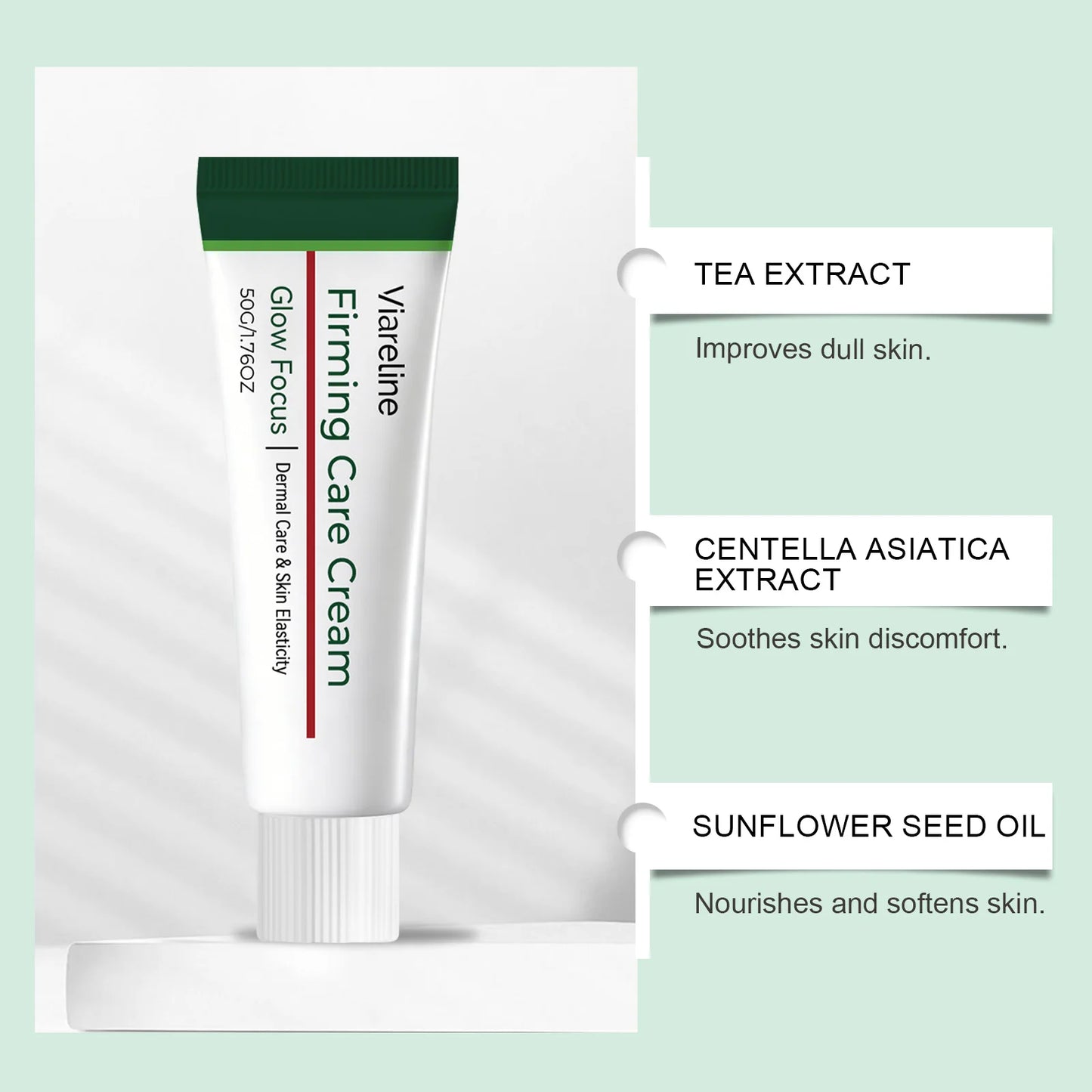 Firming Care Cream 50ml Enhance Skin Elasticity Brighten Skin Tone Smooth Lightweight Non-Greasy Moisturizer Skin Care