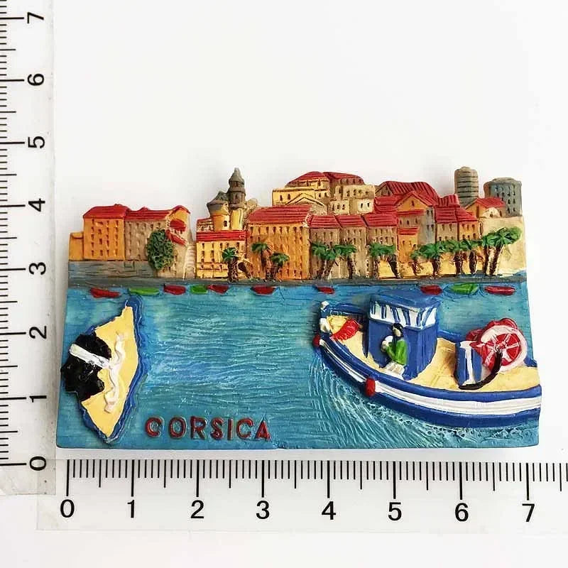 France  Paris Fridge Magnet Souvenir Carcassonne Cannes Imanes Para Riviera Arch of Triumph NICE Magnetic Stickers Home Decor