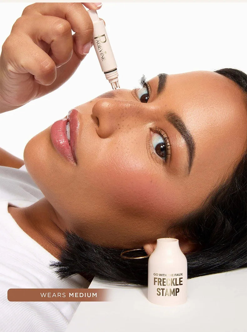 Liquid Air Cushion Freckle Stamp Pen Five-point Head Freckle Natural Simulation Fake Dot Spot Pen Waterproof Lasting Makeup