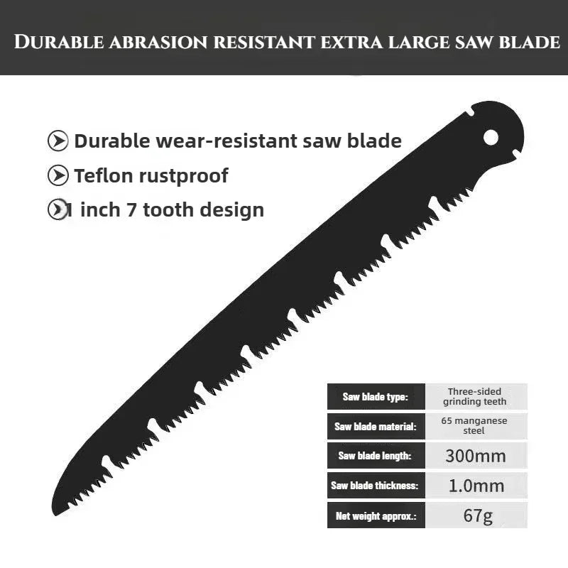Multifunctional Folding Pruning Saw – Portable Hand Saw for Tree, Branch Trimming, Woodworking & Camping