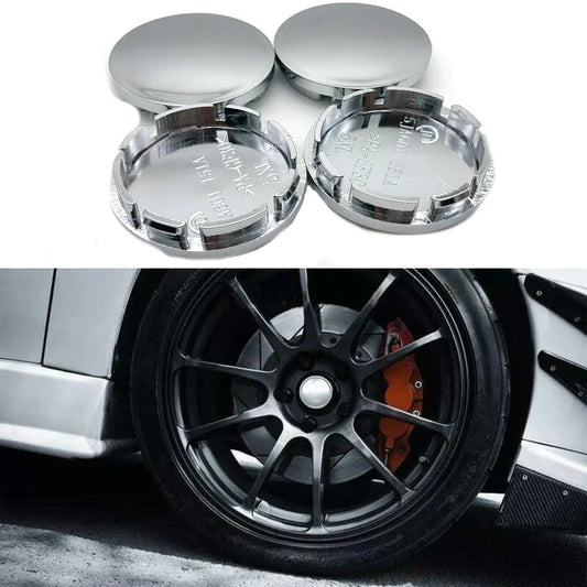 4Pcs 56mm Car Wheel Center Cap Universal Wheel Center Conversion Hub Car Emblem Badge Logo Wheel Center Label
