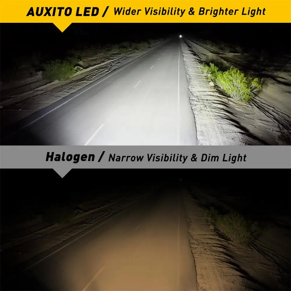 AUXITO 2Pcs 30000LM 100W H8 H11 LED High Power LED Headlight Bulb Canbus 9012 9005 HB3 9006 HB4 H7 Head Light Lamp with Fan