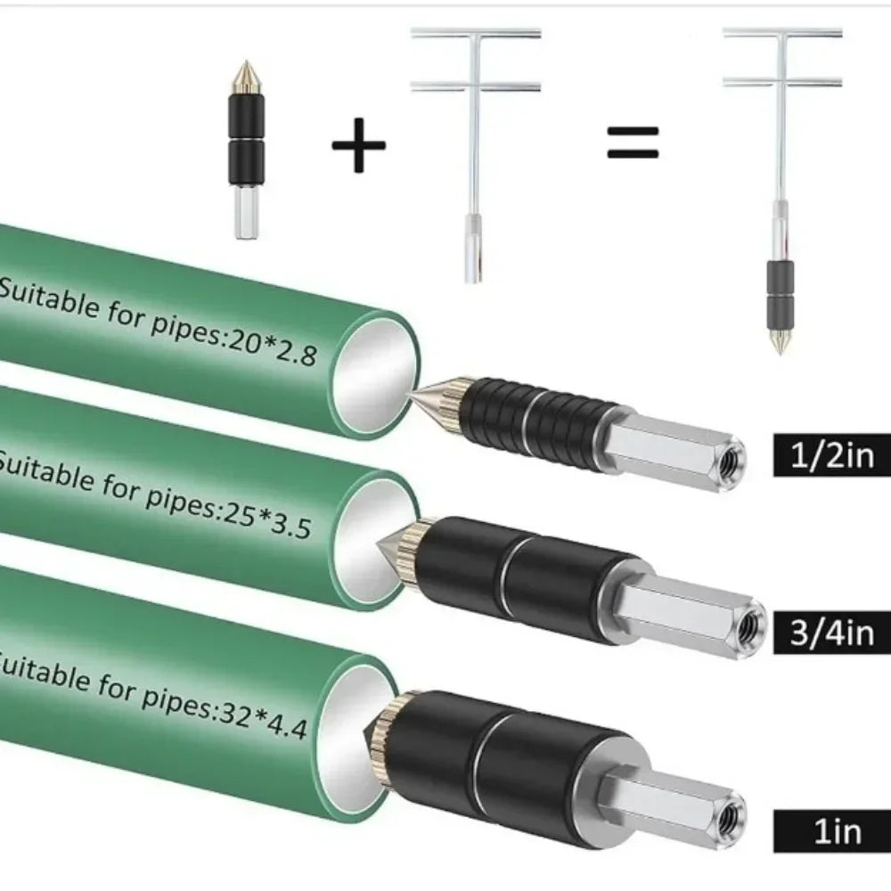 PPR Pipe Stopping Needle Hot Melt Pipe Breakers Welding Water Pipe Plugging Portable Quick Repair Tools for 20/25/32 Water Pipes