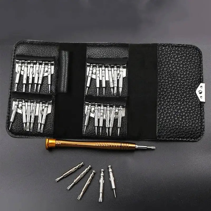 25 in 1 Mini Precision Screwdriver Magnetic Set Electronic Torx Screwdriver Opening Repair Tools Kit For iPhone Camera Watch PC