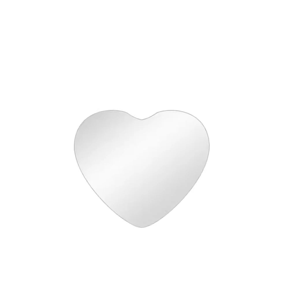 2PCS Adjustable Heart Shaped Car Reversing Aid Rearview Convex Mirror Car Blind Spot Rearview Mirror 360 Degree