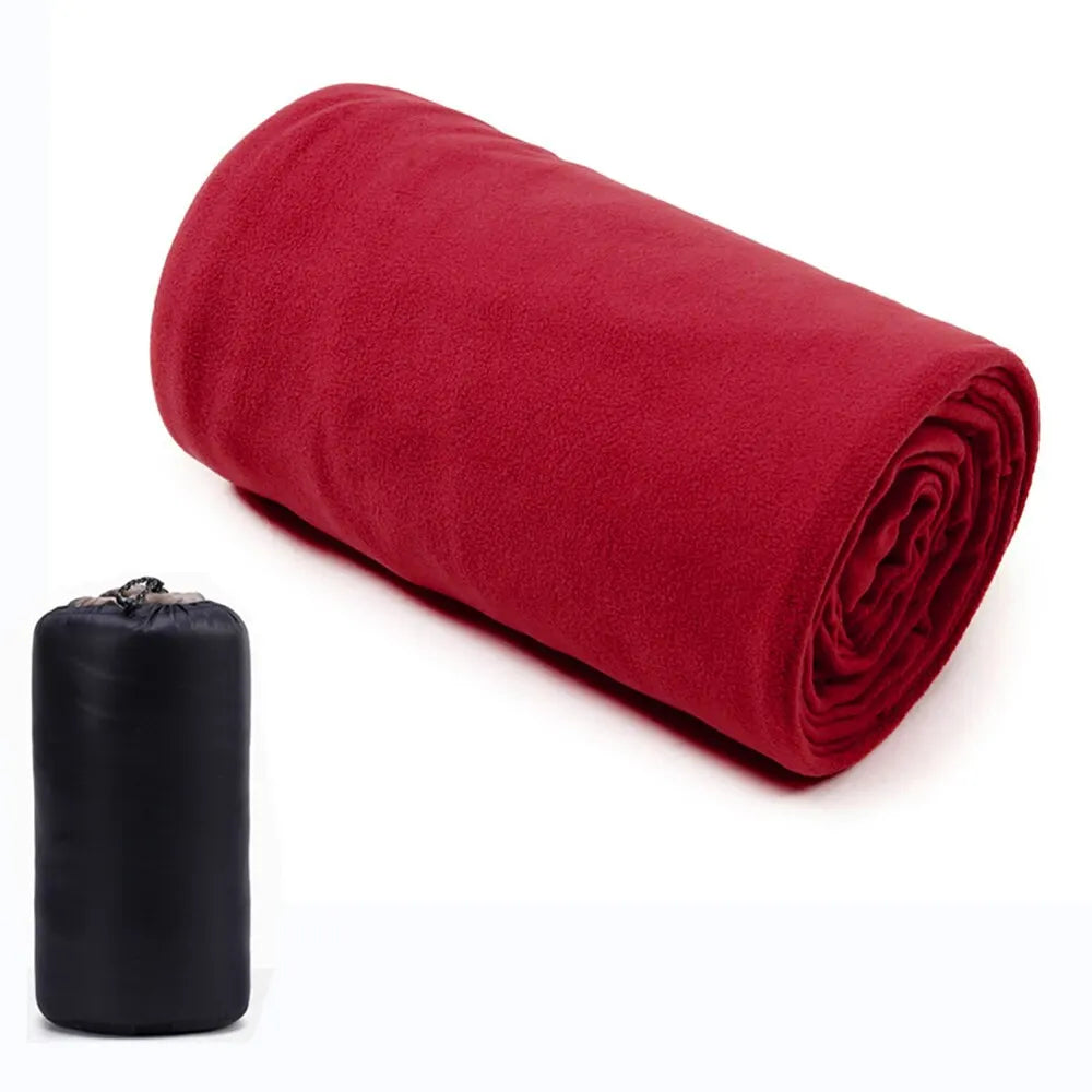 Polar Fleece Sleeping Bag Liner - Lightweight Travel and Camping Blanket - photo 16