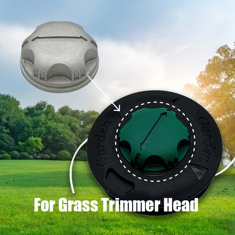 Aluminum Top Cap for Grass Trimmer Head Garden Tool Parts Brush Cutter Accessories