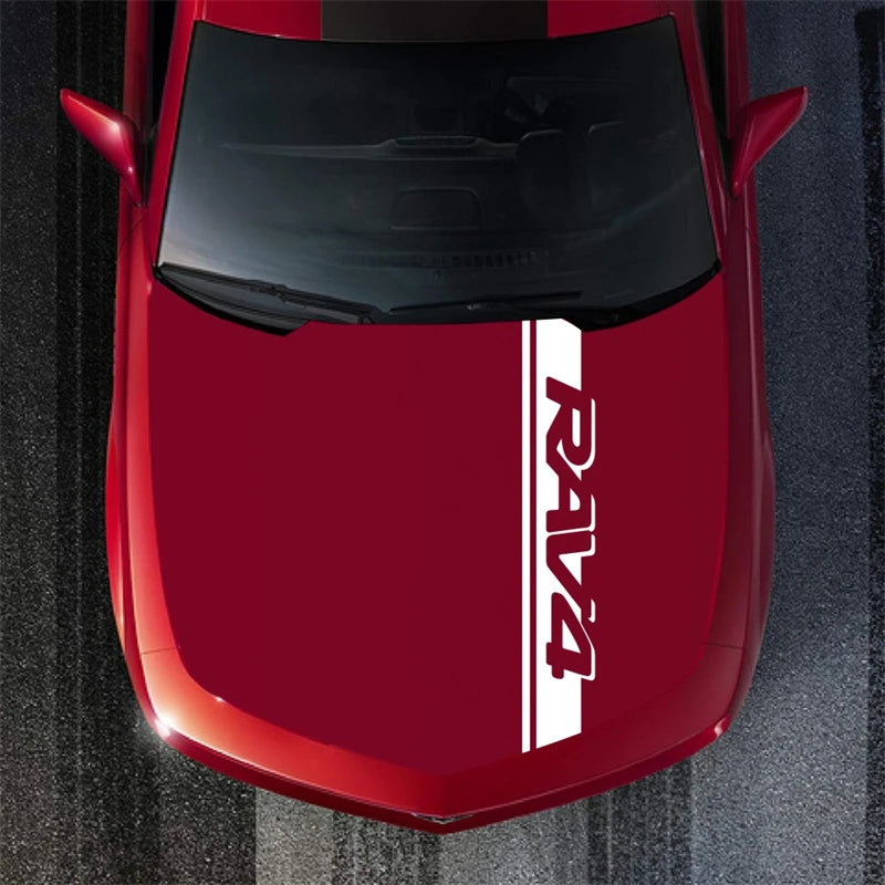 Stripe Car Stickers Motorsport Fashionable Car Decals Decoration RAV4 DIY Car Cover Vinyl Graphics For Car Decor Accessories