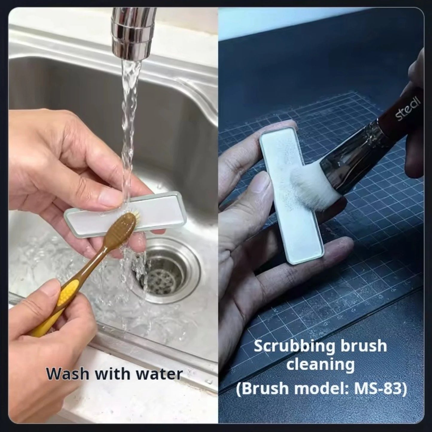 Stedi 2.0 Upgraded Glass File Precision Washable File for Gundam Model DIY Nub Mirror Polishing Small Flat Surface Sanding Tool